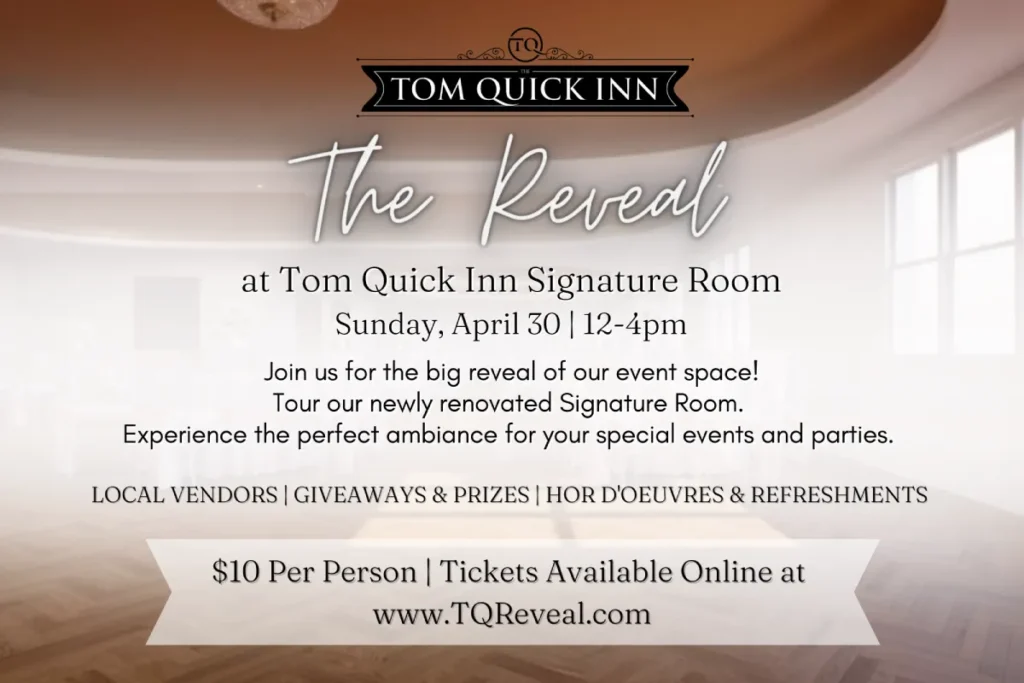 Tom Quick Inn signature room poster