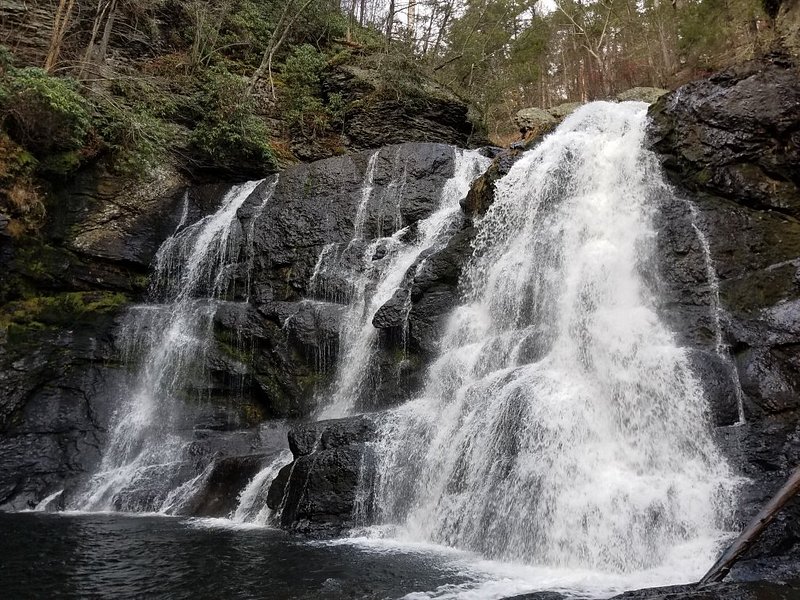 Waterfalls in milford PA